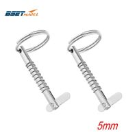 2PCS 5mm BSET MATEL Marine Grade 316 Stainless Steel Quick Release Pin for Boat Bimini Top Deck Hinge Marine hardware Boat Accessories