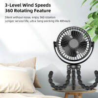 UNHO พัดลมพกพา Mini Octopus Fan ปรับแรงลมได้ 3 เกียร์ พัดลมมินิน้อง Cooling Fan