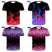 CODae737sege 3D colorful fashion digital printing mens and womens personality trend short sleeve T-shirt