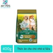 Thức ăn cho chó nhỏ hương vị sữa - Classic Puppy gói 400g