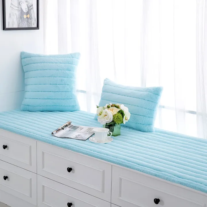 Rabbit Plush Bay Window Cushion Window Sill Cushion Custom Balcony