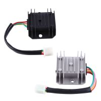 ✥✷ 4 Wires 4 Pins 12 Voltage Regulator Rectifier For 150-250CC Motorcycle Scooter Moped ATV Black Aluminium Alloy