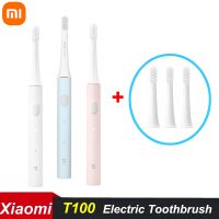 [Hot Sale] Xiaomi MijiaElectric แปรงสีฟัน T100แปรงสีฟันแบบชาร์จไฟไร้สาย IPX7Ultrasonic แปรงสีฟันอัตโนมัติ