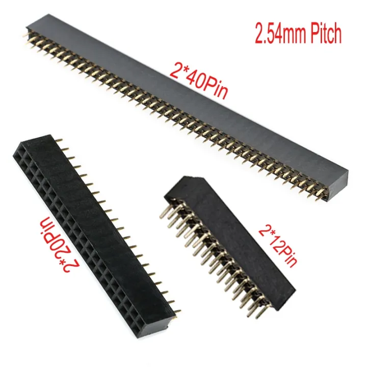 100pcs-2-54mm-pitch-double-row-female-header-socket-2x2p-3-4-5-6-8p-10p-12p-20p-40pin-pin-connector-for-arduino