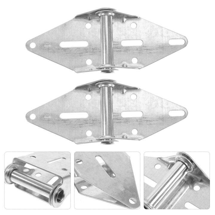 Chaoshihui 2 Pcs Garage Door Hinge Hinges Mounting Bolts Spring Loaded