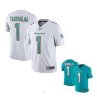 ? ? 2023 New Fashion version NFL Miami Dolphins football jersey No. 1 Tua Tagovailoa sports jersey