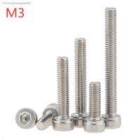 ▩▥✌ 10PCS M3x5-50 6 8 10 20 30 40 Hexagon Hex Socket Cap Head Screw Stainless Steel Allen Bolt DIN912 Hex Screw M3x5 M3x16 M3x35