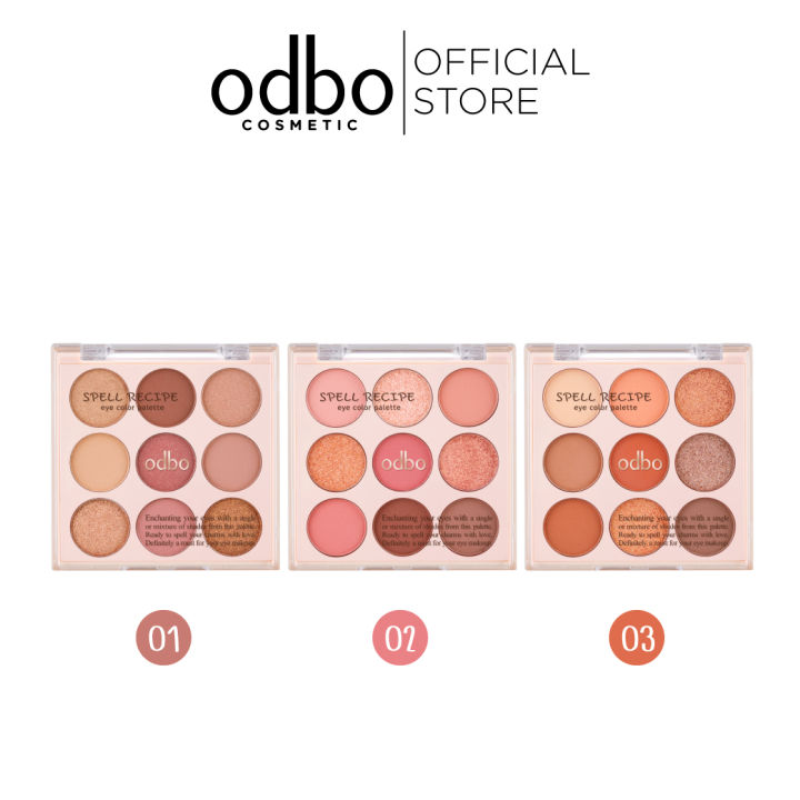 odbo-โอดีบีโอ-สเปลล์-เรซิปพี-อาย-คัลเลอร์-พาเลท-od2005