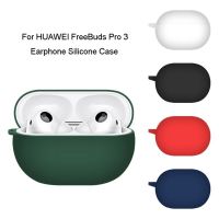 ใหม่สำหรับ Huawei FreeBuds Pro 3เคส2023หูฟังซิลิโคนไร้สายสีทึบหูฟังกรณีสำหรับ Huawei Huawei FreeBuds Pro 3