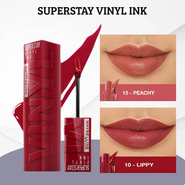 Maybelline Vinyl Lippy Ink Maybelline Superstay Vinyl LipTint ...