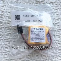 Genuine▼ แบตเตอรี่ลิเธียม3AGCT4A BR-2 6V เหมาะสำหรับ FANUC Fanuc เครื่องมือเครื่อง CNC หน่วยความจำสำรอง