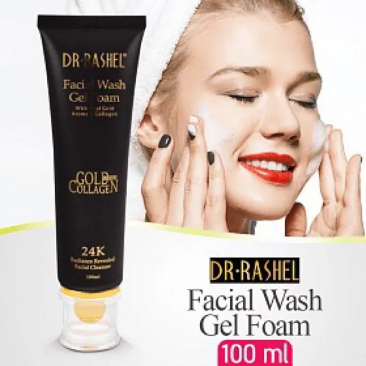 facial wash gel foam Dr.rashel 100 ml Lazada.co.th