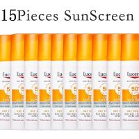 15PCS Eucerin Oil Control SPF 50 Face Sunscreen Lotion with Oil Absorbing Minerals Waterproof For Sensetive Oily Acne Prone