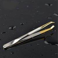 1PC High Quality Make Up Tools Pince A Epiler Eyebrow Tweezer Stainless Steel Slant Tip Eyes Tweezer Clip For Face Hair Removal  Tweezers