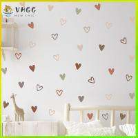 VHGG 10pcs Self-adhesive Bedroom Nursery Room Wall Stickers Home Decor Hearts Wall Decal