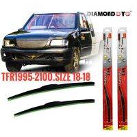 ที่ปัดน้ำฝน ใบปัดน้ำฝน ซิลิโคน ตรงรุ่น Isuzu TFR 1995-2001 ไซส์ 18-18 ยี่ห้อ Diamond กล่องแดง**จัดส่งเร้ว บริการประทับใจ***