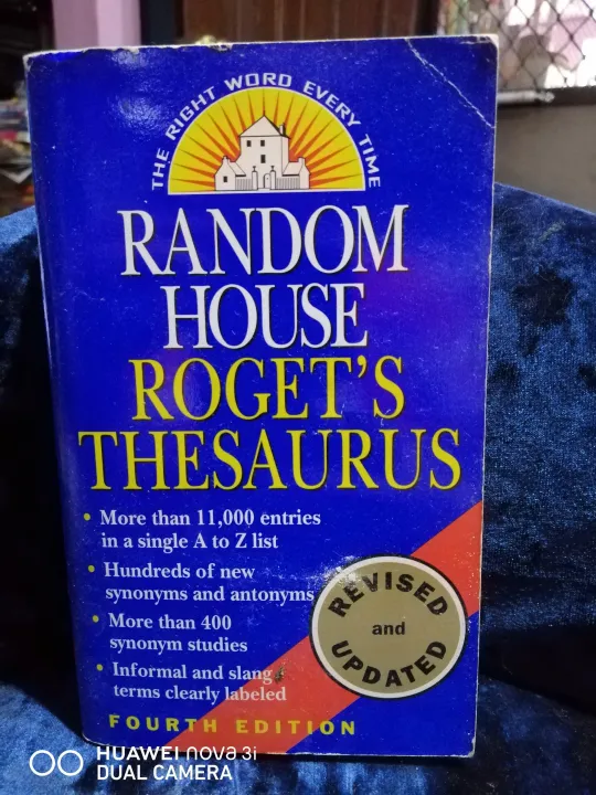 RANDOM HOUSE ROGET'S THESAURUS Lazada PH