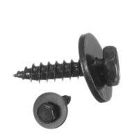 、‘】【； 50Pcs Hex Self Tapping Tapper Screw And Washer 4.8X19 Mm Engine Cover Undertray Splash Guard Wheel Screws Fastener Clips For BMW