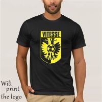 เสื้อผ้าผชPaesi Bi Olanda League Vitesse Arnhem Fc เสื้อยืดลําลองสําหรับ Unisex แขนสั้นพิมพ์ลาย Fresco ModaS-5XL  9NQS