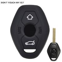 KLL For BMW X3 X5 Z3 Z4 M3 M5 3 5 7 Series E38 E39 E46 E83 Silicone Remote Key Case Fob Shell Cover Skin Holder 1999-2009