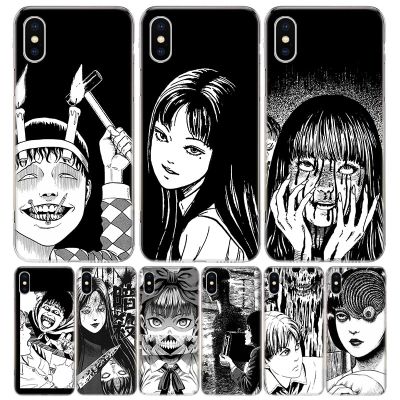 Junji Ito Terror Horror Anime Cover Phone Case For iPhone 11 14 Pro Max 13 12 Mini 6 X 8 6S 7 Plus XS + XR 5S SE Art Coque Cell Replacement Parts