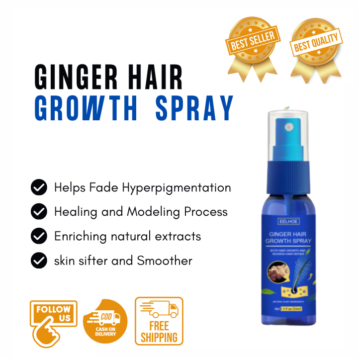 Eelhoe Hair Growth Spray Promotes Hair Growth Hair Growth Spray Ginger