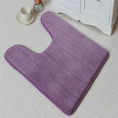 【cw】 Household Slow Rebound U Shaped Absorbing Mats Toilet Floor ！