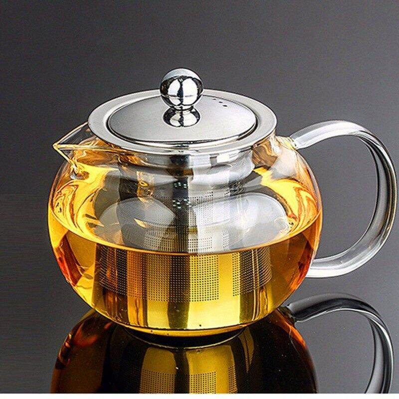 one cup teapot stainless steel