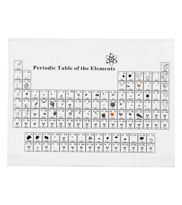 อะคริลิคตารางธาตุจอแสดงผลจริงองค์ประกอบเด็กโรงเรียนสอนของขวัญวันองค์ประกอบทางเคมีงานแสดงเกี่ยวกับการตกแต่งบ้าน