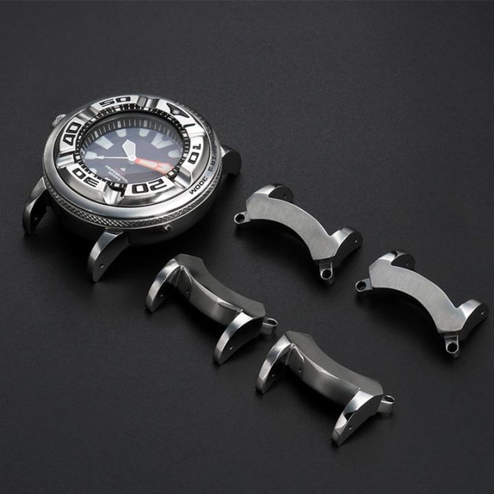 สายนาฬิกาสแตนเลสปลายโค้งสายนาฬิกานาฬิกาข้อมือ-link-เปลี่ยนเครื่องมือซ่อมสำหรับ-citizen-bj8050-08e-little-monster