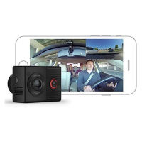 Garmin Dash Cam Tandem, Front and Rear Dual-Lens Dash Camera with Interior Night Vision, Front-Facing Lens with 1440p &amp; 010-12530-03 Parking Mode Cable, 6.60" x 2.70" x 2.00", Black