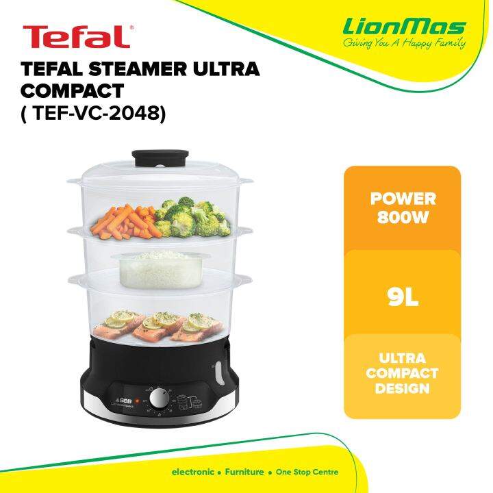 TEFAL STEAMER ULTRA COMPACT TEFVC2048 Lazada