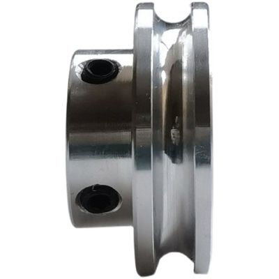 【CW】 Aluminum alloy single groove pulley 20/30/40mm Small motor drive wheel Groove width 4mm