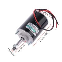 มอเตอร์ DC สำหรับเครื่องปั่นไฟ DIY 12/24V 30W,ความเร็วสูง Cw/ccw แม่เหล็กถาวร