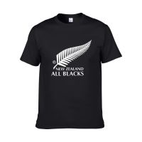 fashion Funny New Zealand all blacks Letter printing 100% cotton short sleeve men t shirt Tops black