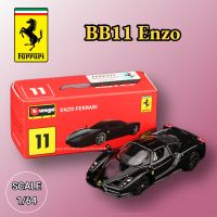 Bburago โมเดลรถขนาดเล็ก BB11 Ferrari สเกล Enzo LeFarrari F40 F50 458 GTB Spider Diecast ของเล่นแบบจำลองศิลปะขนาดเล็ก