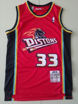Top-quality Authentic Mens Detroit Pistons Grant Hill Red 1998-99 Mitchell Ness Swingman Jersey