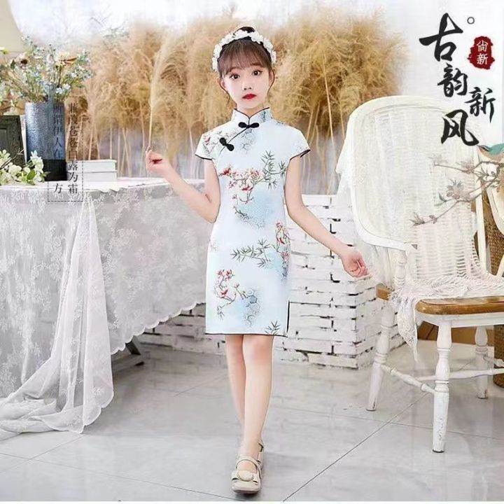 rsn-สิทธิพิเศษแบบจำกัดเวลา-สาว-cheongsam-2022-ใหม่เด็กสไตล์จีนแต่งตัวชุดเจ้าหญิงแอร์เอเชียเด็ก-yf-750