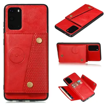 For Samsung S21 S20 S10 S9 Note20 10 9 Luxury Vintage Square Leather Phone  Case