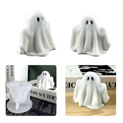 Resin Soap Making Wax Mould Chocolate Molds Gypsum Candle Halloween Silicone Mold
