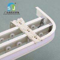 [Free ship] Wholesale curtain box track integrated plate head mantle rail slide U-shaped curved self-adhesive