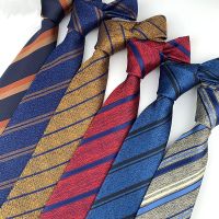 Silk Ties 8cm Men 39;s Fashion Design Necktie Striped Ties For Men Luxury Paisley Red Green Tie Shirt Collar Neckwear Cravat Gifts