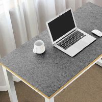 ✁❏ↂ Office Computer Desk Mat Large 80x40/120x60cm Table Keyboard Mouse Pad Wool Felt Laptop Mats Cushion Desk Pad Gamer Mousepad XXL