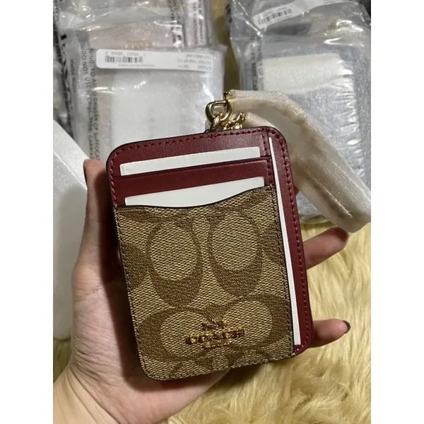 coach card holder wristlet