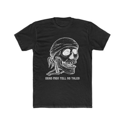 Pirate Dead Men Tell No Tales Mens Cotton Crew Tshirt Tee