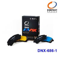 Compact Breaks ผ้าเบรคหน้า Toyota YARIS 1.5E ปี 2006-2012, VIOS 1.5E ปี 2008-2011 COMPACT DNX-686