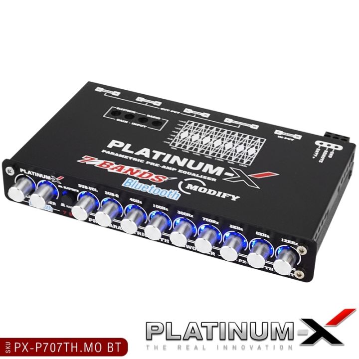 platinum-x-ปรีแอมป์-7แบนด์-ปรีโม-บลูทูธ-เสียงดีเสียงใส-modify-bluetooth-ปรีแอมป์-ปรีรถยนต์-ปรีแอมป์รถยนต์-ปรีรถ-ปรี-ปรีคาราโอเกะ-ปรี-ขายดี-707th-mobt