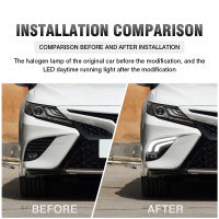 OKEEN 2ชิ้น Led กลางวันวิ่งไฟสำหรับ Toyota Camry 2018รถขับรถเลี้ยวไฟหน้า DRL อุปกรณ์รถยนต์12โวลต์