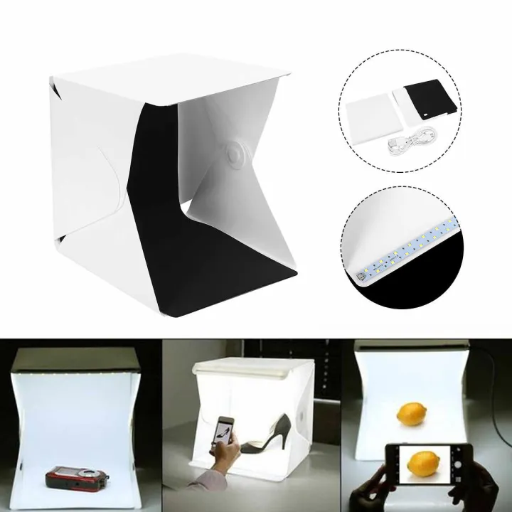 Mini LED Light Box Panel Folding Lightbox Photography Photo Studio LEDs Panel Light Soft Box