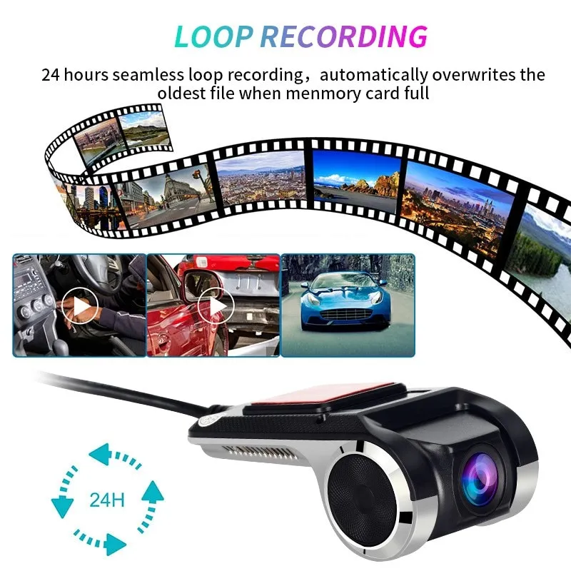 USB Car DVR Camera For Android Multimedia Player ADAS Function